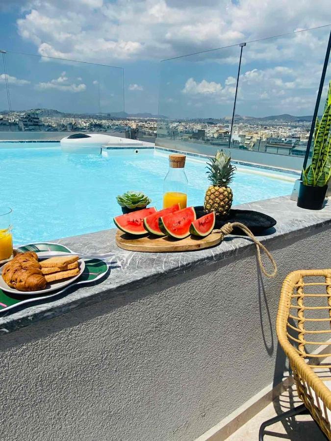 New 2Bd Aprt With Shared Rooftop Pool E2 Афіни Екстер'єр фото